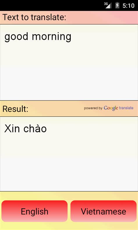 vietnamese to english translation google